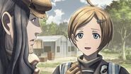 Cut-scene screenshot of Deit in Valkyria Chronicles 3.