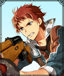 Avan in Valkyria Chronicles Duel.