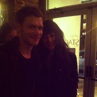 Joseph Morgan and Persia White