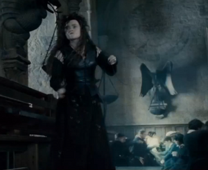 Bellatrix fighting Molly Weasley in The Deathly Hallows - Part 2.