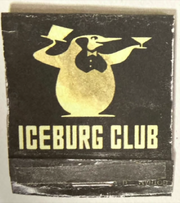 Iceberg Club matchbook