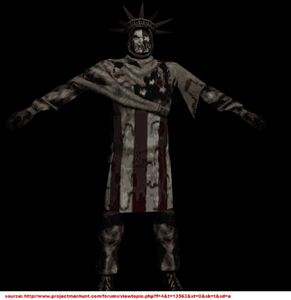 Unused Bloodhound Statue of Liberty model