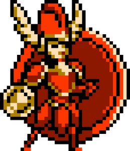 Shield Knight's sprite.