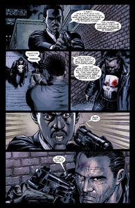 The Punisher convinces a cop to let him go, not wanting the cop to become a monster like himself.