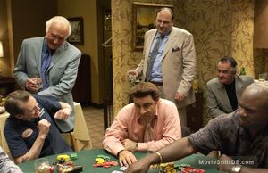 Feech's poker game with Tony Soprano and Tony Blundetto.