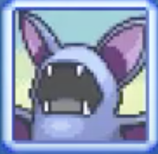 Zubat's in-game portrait.