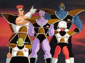 The Ginyu Force in the Anime