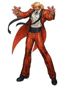 Rugal Bernstein in Capcom vs SNK.