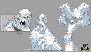 Concept art/Model sheet by Tom Perkins