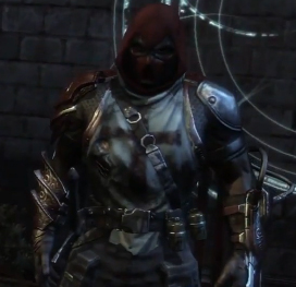 Azrael in Batman: Arkham City.