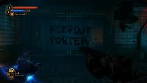 "KEEP OUT PORTER".