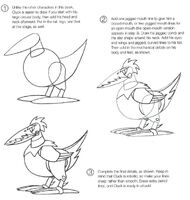 How to draw Cluck.