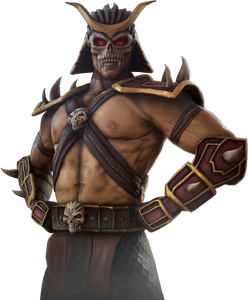 Shao Kahn in Mortal Kombat X Mobile.