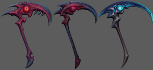 Rhaast's scythe forms.