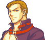 Linus' portrait from Fire Emblem: The Blazing Blade.