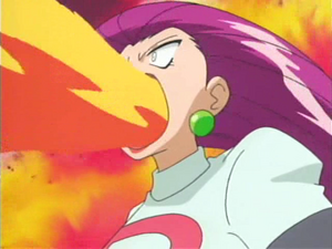 Fire inflamed Jessie.