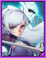 The Armored Knight avatar on the Summoner Weiss card in RWBY: Amity Arena.