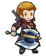 Linus' sprite from Fire Emblem Heroes.