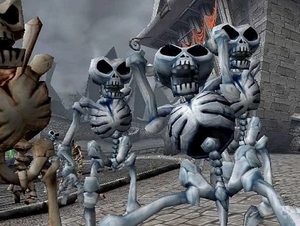 Skeleton Oogie Boogie's Skeletons are undead skeletons serving the monster Oogie Boogie