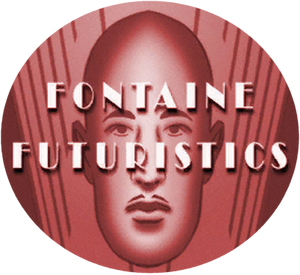 Fontaine's face on the Fontaine Futuristics logo.