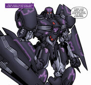 Megatron in his "Stealth Bomber" form.