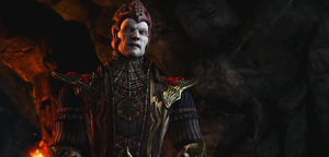 Shinnok, before being captured by the Amulet.