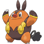 Pignite (Released as a Tepig, later joined Ash and evolved.)