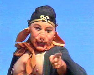 Zhu Bajie portrayed by Ma Dehua.