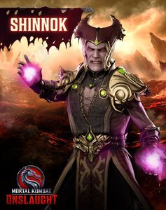 Shinnok in Mortal Kombat: Onslaught.