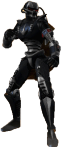 Smoke as a cyborg during Mortal Kombat: Deception.