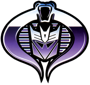 Unused concept art of the COBRA-Decepticon Allegiance symbol in the G.I. Joe/Transformers crossovers