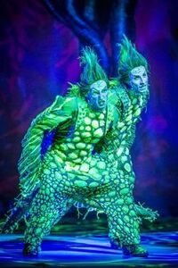 Flotsam and Jetsam as they appear in the musical