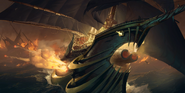 Gangplank's ship, the Dreadway.