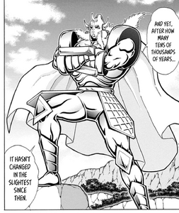 Akuma Shogun's first appearance in Kinnikuman (2011).