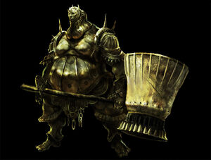 Concept art of Executioner Smough.