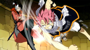 Totomaru fighting Natsu