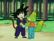 Konkichi befriends Goku