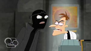 Doofenshmirtz angrily responded that Mystery himself is to blame for his failed rivalry with Peter.