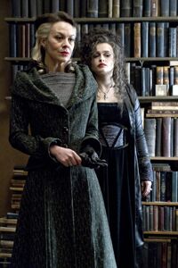 Bellatrix with her sister Narcissa.