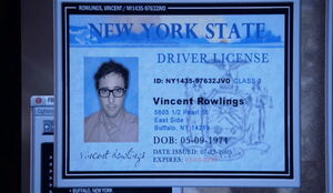 Vincent's license.