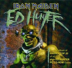 Eddie on the cover of Ed Hunter.