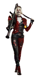 Render of Harley Quinn in The Suicide Squad.