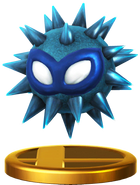 The Unira's trophy of Super Smash Bros. for Wii U.