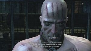 Victor Zsasz in Arkham City.