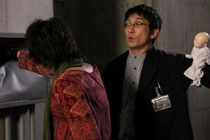 Dr. Maki and Eiji Hino.