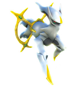 Arceus in Pokémon Battle Revolution.