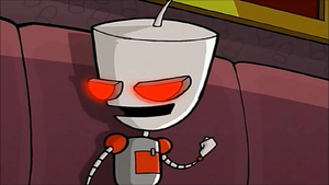 GIR's evil grin.