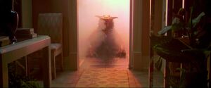 Zuul bursts out of Dana's kitchen door.