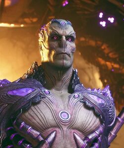 Brainiac in the video game Suicide Squad: Kill the Justice League.