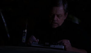 The Replicator hijacking the BAU's helicopter.